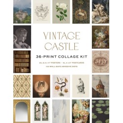 Vintage Castle Wall Collage Kit