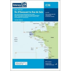 Imray Chart C36: Ile d'Ouessant to Raz de Seine