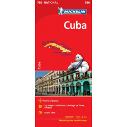 Cuba - Michelin National Map 786: Map