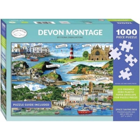 Jigsaw 1000 Piece - Devon Montage (L)