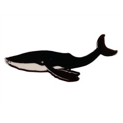 Whale Pin Badge
