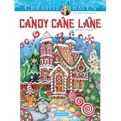 Creative Haven Candy Cane Lane Coloring Book