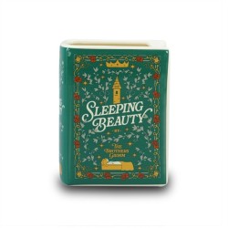 Vase Ceramic Book (14cm) - Sleeping Beauty