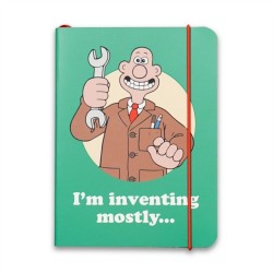 A6 Notebook (Softcover)-Wallace & Gromit (Wallace Inventing)