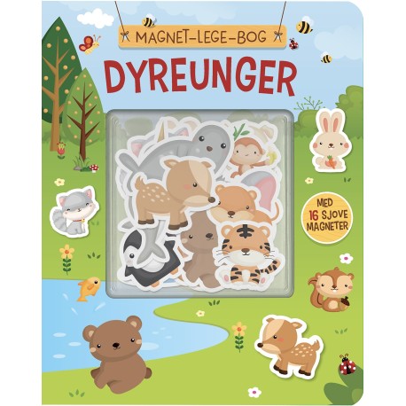 Magnet-lege-bog: Dyreunger