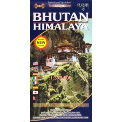 Bhutan Himalaya Map