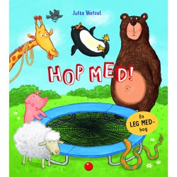 Hop med!: En leg med-bog