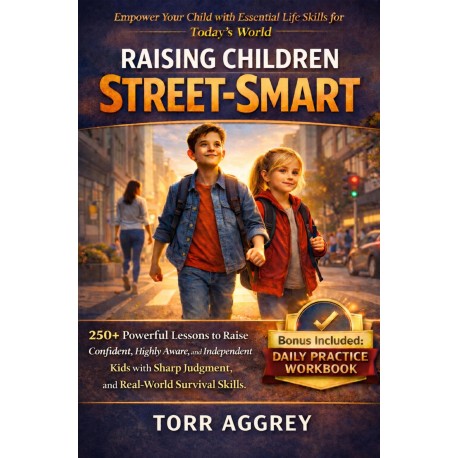 Raising Children Street-Smart: 250+ Powerful Lessons to Raise Confident, Highly Aware, and Independent Kids with Sharp Judgment, and Real-World Survival Skills