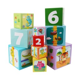 Little Bright ones stacking cubes: - Safari
