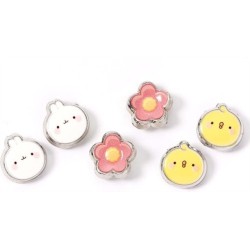 Molang and Piu Piu Stud Earring Set