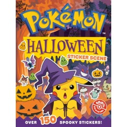 Pokemon Halloween Sticker Scene