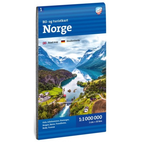Bil- og turistkart Norge