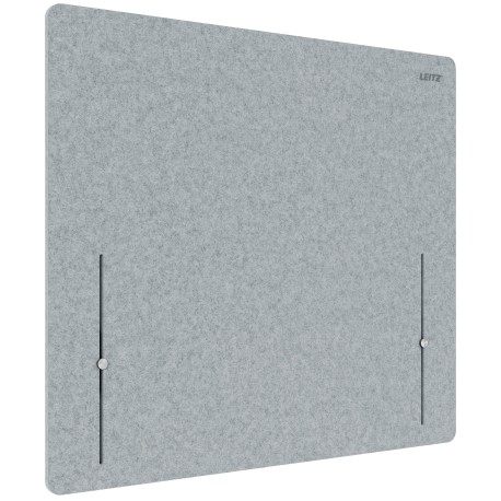 Bordskærmvæg t/sidde/ståbord højdejust 80x70cm grå