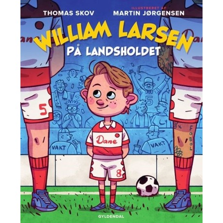 William Larsen på landsholdet
