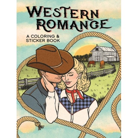 Western Romance: A Coloring & Sticker Book
