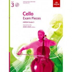 Cello Exam Pieces 2020-2023, ABRSM Grade 3, Score, Part & CD: Selected from the 2020-2023 syllabus