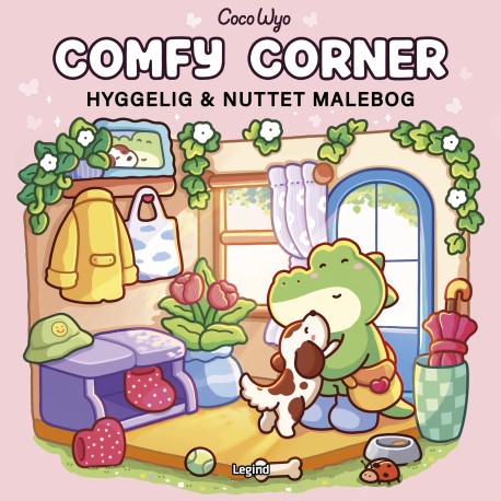 Malebog: Comfy Corner - Cozy Coloring: hyggelig og nuttet malebog