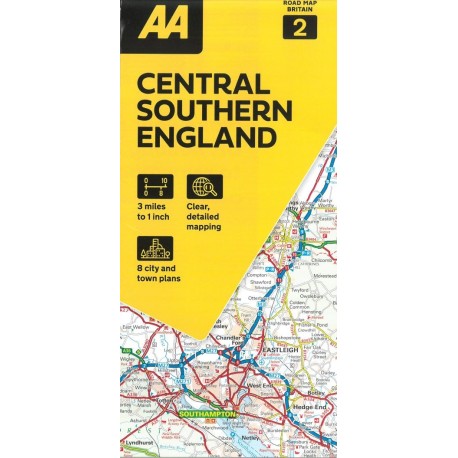AA Road Map Britain 2: Central Southern England