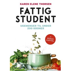 Fattig student: Ugemenuer til under 200 kroner