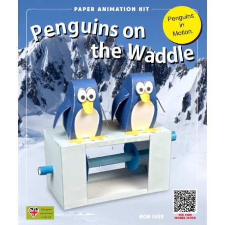 PENGUINS ON THE WADDLE Paper animation Kits