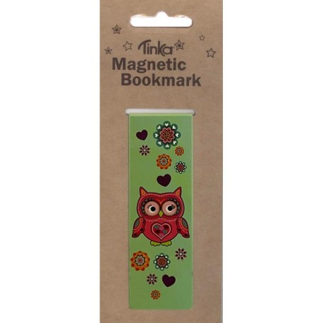 Magnetisk bogmærke - Ugler