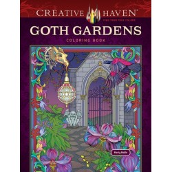 Creative Haven Goth Gardens Coloring Book