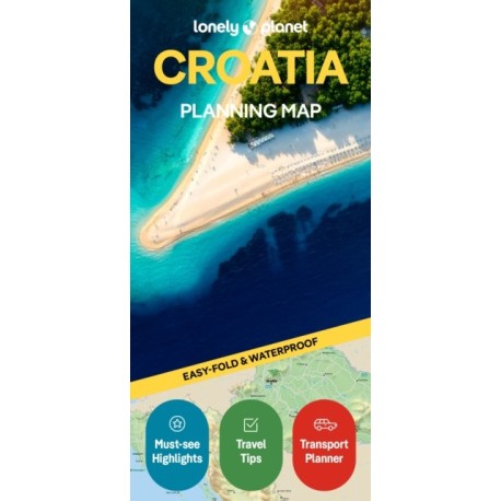 Lonely Planet Croatia Planning Map
