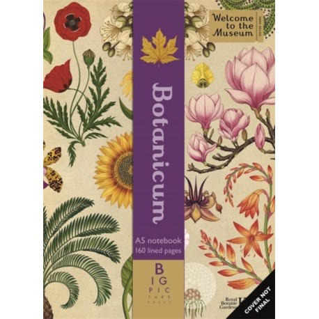 Botanicum A5 Notebook: A luxury gold-foiled Welcome to the Museum journal