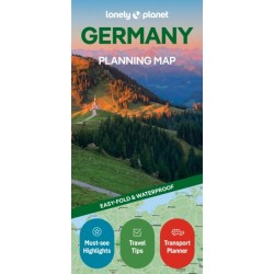 Lonely Planet Germany Planning Map