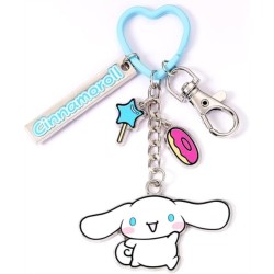 Hello Kitty Cinnamoroll Keyring With Charms