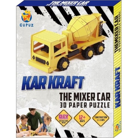 Mixer Truck Card Puzzle