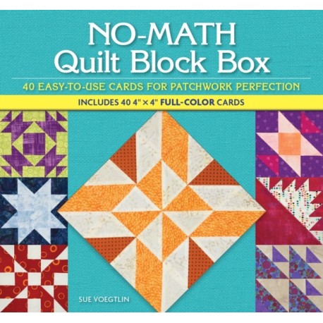 No-Math Quilt Block Box: 40 Easy-to-Use Cards for Patchwork Perfection