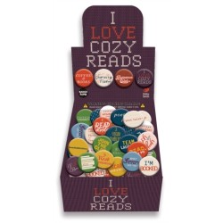 I Love Cozy Reads Button Box