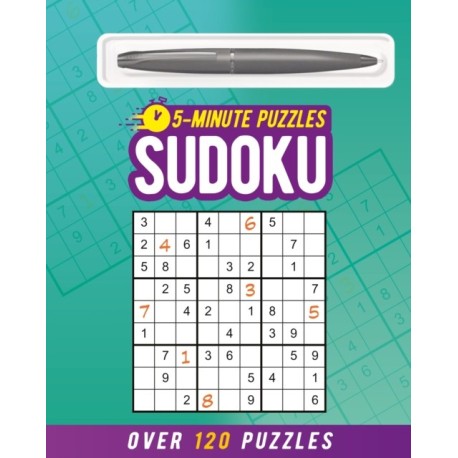 5-Minute Sudoku (includes ball-point pen): Over 120 Puzzles