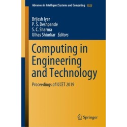 Computing in Engineering and Technology: Proceedings of ICCET 2019