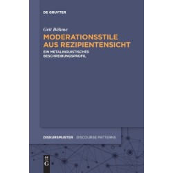 Moderationsstile aus Rezipientensicht: Ein metalinguistisches Beschreibungsprofil