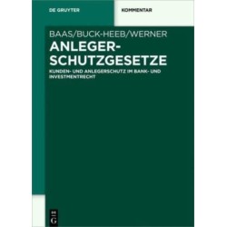 Anlegerschutzgesetze