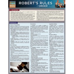 Robert's Rules of Order Quick Study