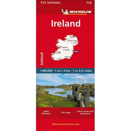 Ireland, Michelin National Map 712