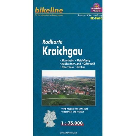 Kraichgau Radkarte