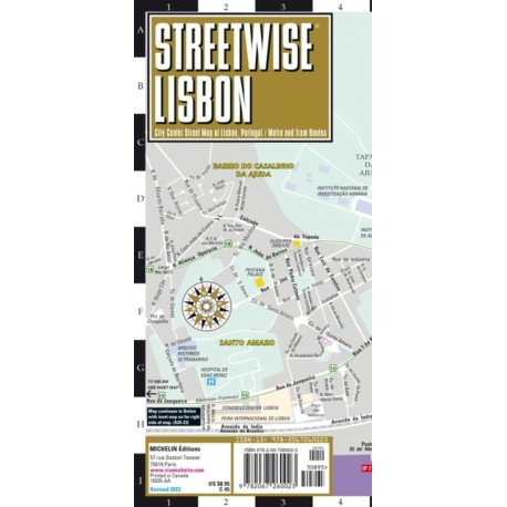 Lisbon Streetwise Map (Laminated)