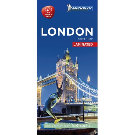 London Street Map Laminated: Laminated