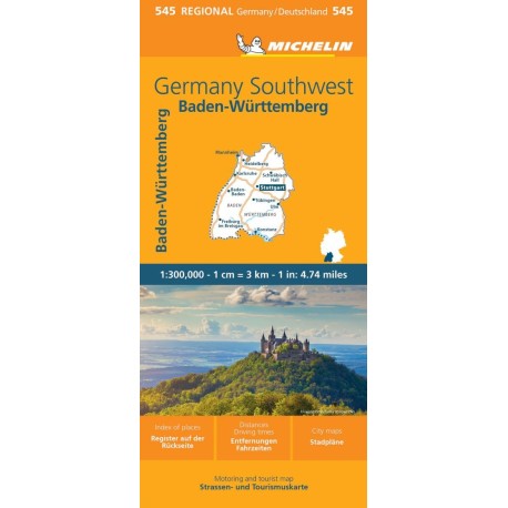 Michelin Germany Blad 545: Germany Southwest