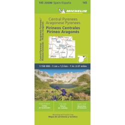Michelin Pyrenees Central - Zoom Map 145