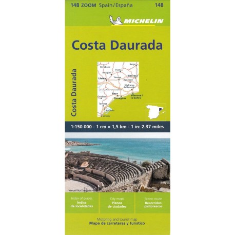 Michelin Spain Zoom Blad 148: Costa Daurada