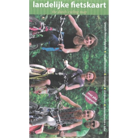 Netherlands national cycling map, The - junction map