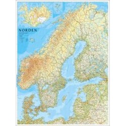 Norden väggkarta
