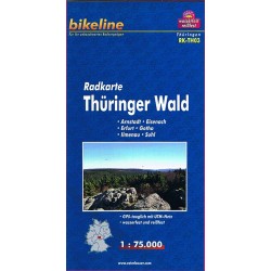 Radkarte Thüringer Wald