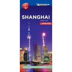 Shanghai Street Map Laminated