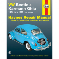 Volkswagen VW Beetle & Karmann Ghia (1954-1979) Haynes Repair Manual (USA)